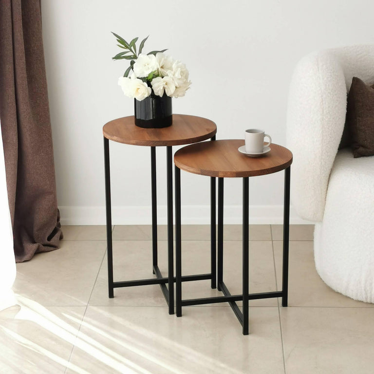 Bijzettafel Neta set van 2
