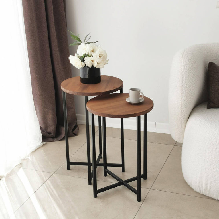 Bijzettafel Neta set van 2
