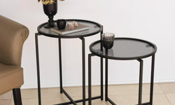 Bijzettafel Alva set van 2