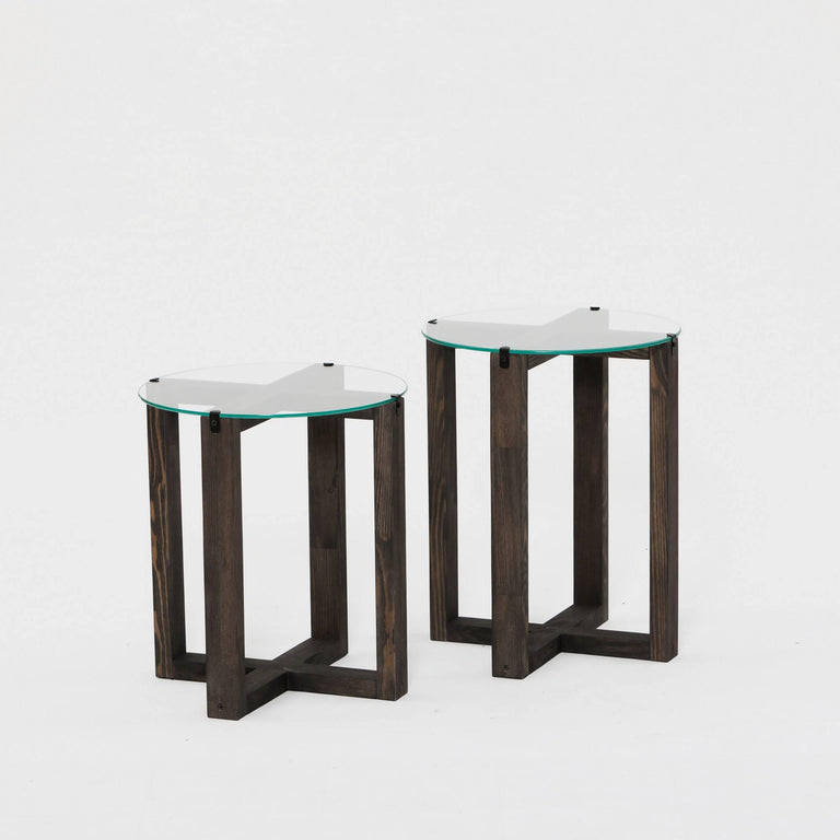 Bijzettafel Amalfi set van 2