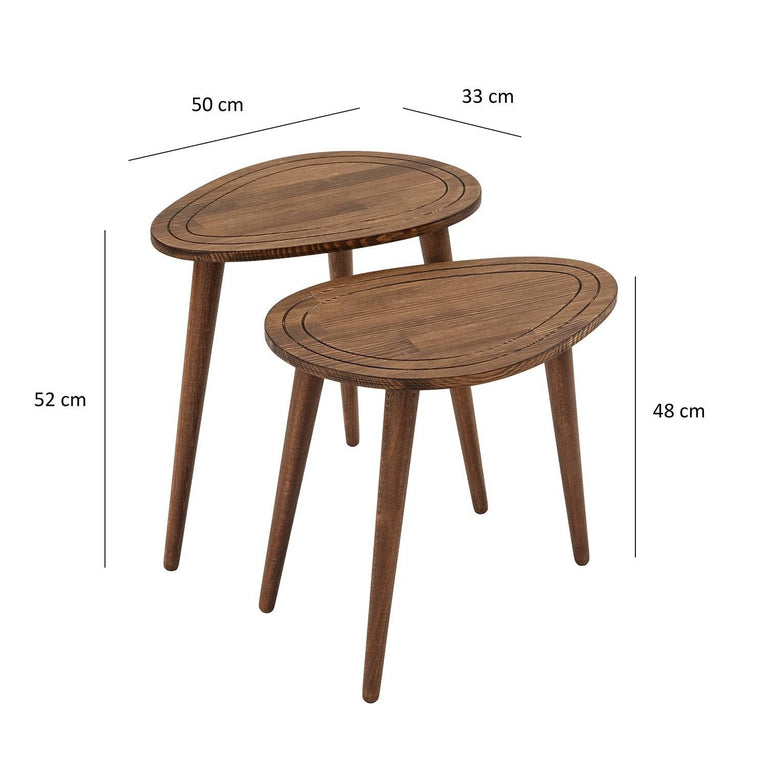 Bijzettafel Sweet set van 2