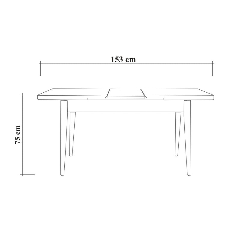 Eettafel Santiago uitschuifbaar