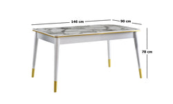 Eettafel Flora uitschuifbaar