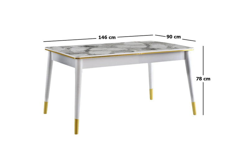 Eettafel Flora uitschuifbaar