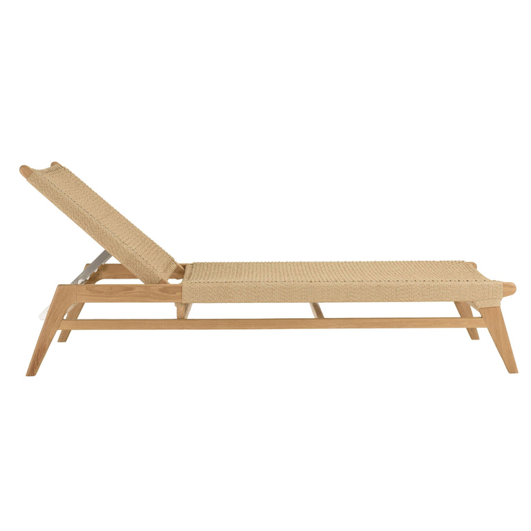 Ligbed Valeria teakhout rotan