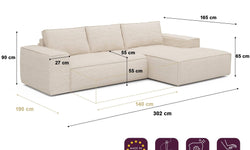 sia-home-hoekslaapbank-joanrechtsvelvet met dunlopillo matras-taupe-velvet-(100% polyester)-banken-meubels4