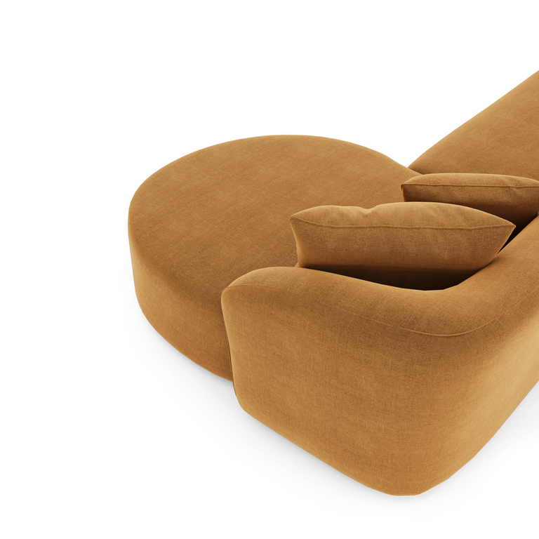 sia-home-hoekbank-emyrechtsvelvet-mosterdgeel-velvet-(100% polyester)-banken-meubels6