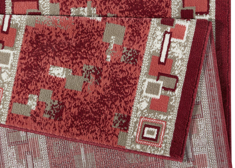 hanse-home-loper-cube-rood-450x80-polypropyleen-vloerkleden-vloerkleden-woontextiel2