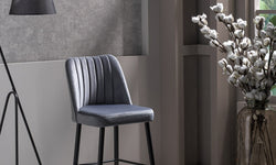 kalune design-set van 4 barstoelen katie-grijs--polyester-stoelen & fauteuils-meubels2