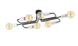 naduvi collection-6-lichts plafondlamp veken premium-zilverkleurig--glas-binnenverlichting-verlichting2