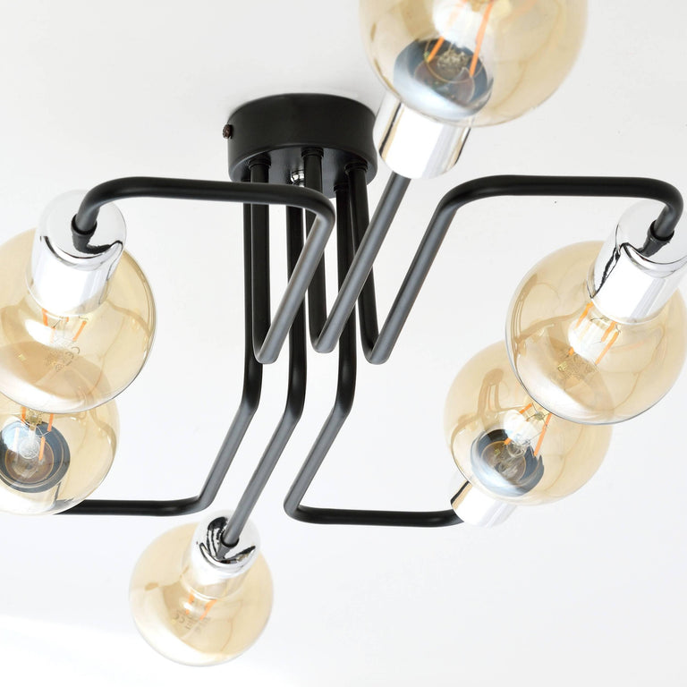 naduvi collection-6-lichts plafondlamp veken premium-zilverkleurig--glas-binnenverlichting-verlichting3