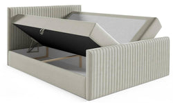 Boxspring Pinehill velvet 140 x 200 cm met opbergruimte