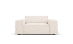 micadoni home-fauteuil jodie chenille-cremekleurig--chenille-stoelen & fauteuils-meubels1