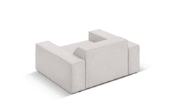 micadoni home-fauteuil jodie chenille-lichtgrijs--chenille-stoelen & fauteuils-meubels4