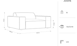 micadoni home-fauteuil jodie chenille-lichtgrijs--chenille-stoelen & fauteuils-meubels5