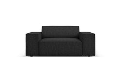 micadoni home-fauteuil jodie chenille-zwart--chenille-stoelen & fauteuils-meubels1