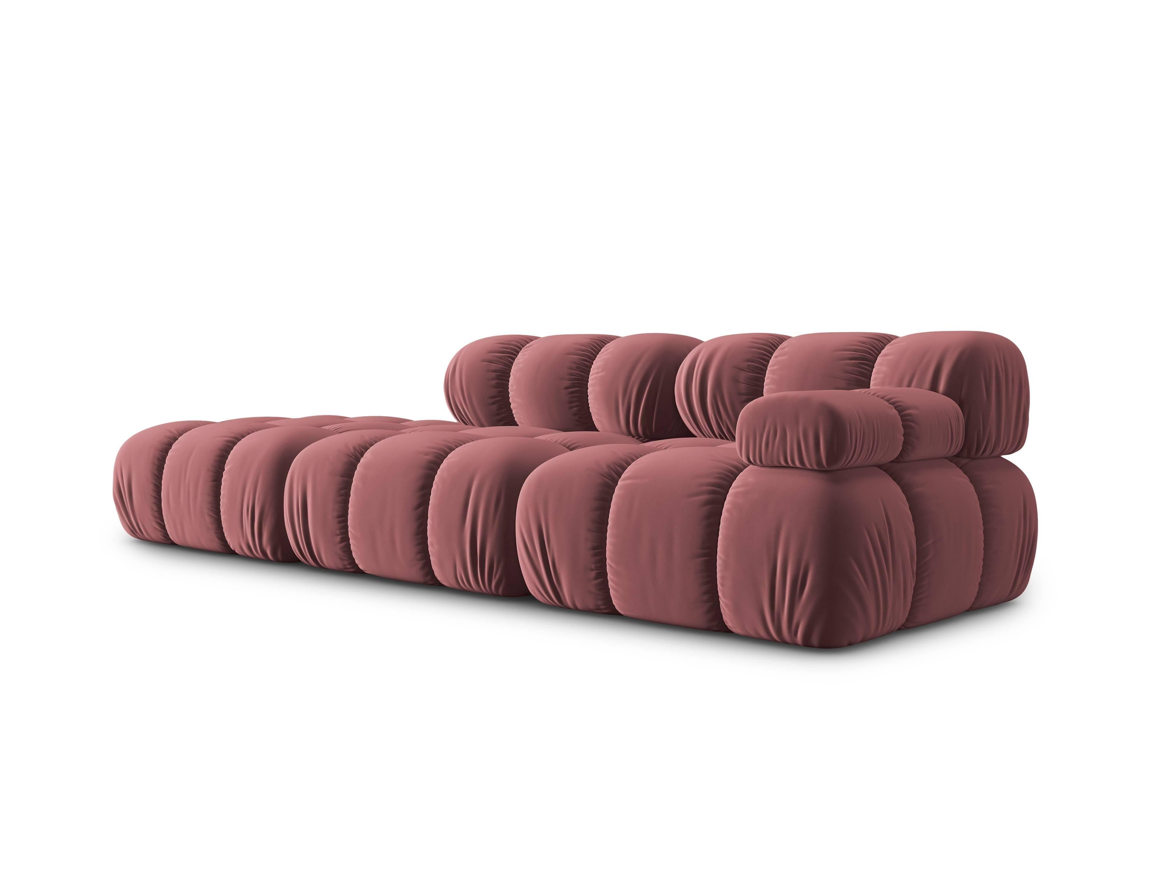 Modulaire 3-zitsbank Tropea links velvet – NADUVI