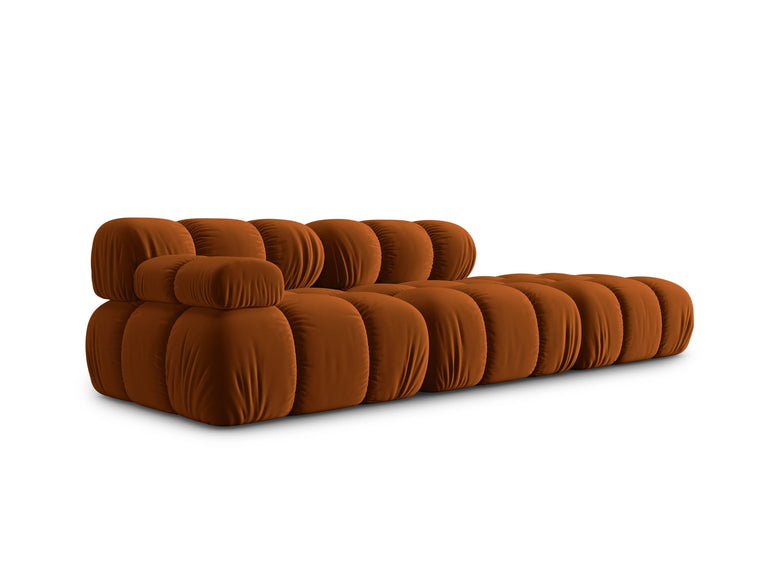 Modulaire 3-zitsbank Tropea rechts velvet