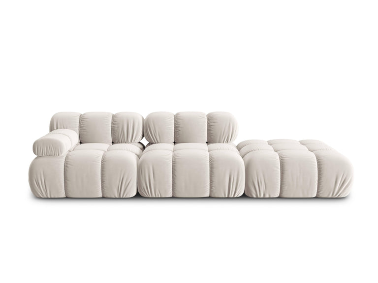 Modulaire 3-zitsbank Tropea rechts velvet