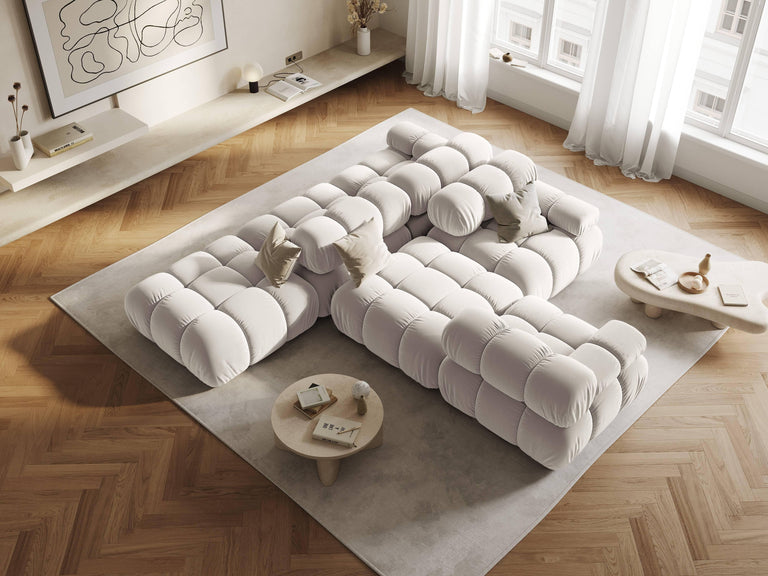 Modulaire 3-zitsbank Tropea rechts velvet