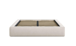 Bedframe met opbergvak Simon 140x200 bouclé