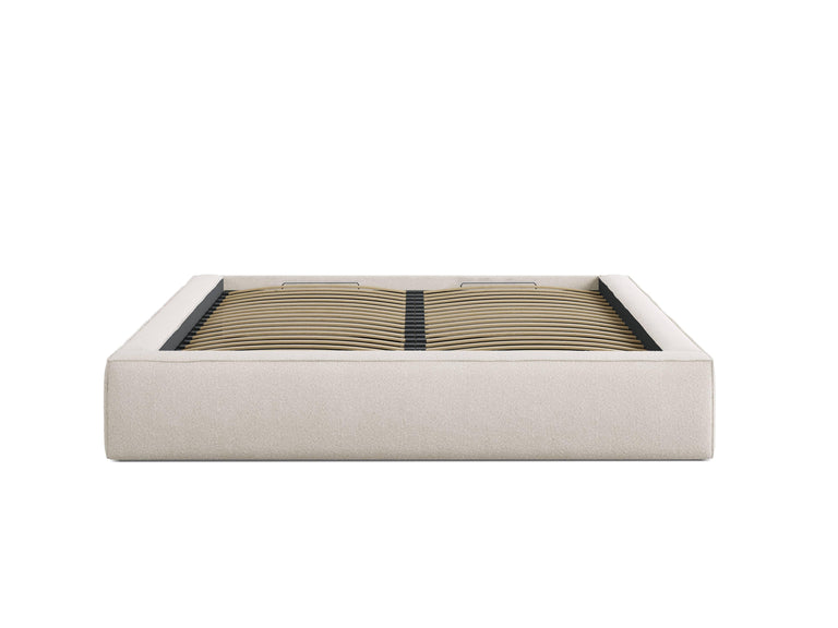 Bedframe met opbergvak Simon 140x200 bouclé
