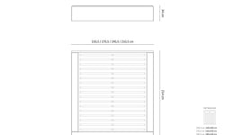 Bedframe met opbergvak Simon 140x200 bouclé
