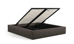 Bedframe met opbergvak Simon 140x200 bouclé