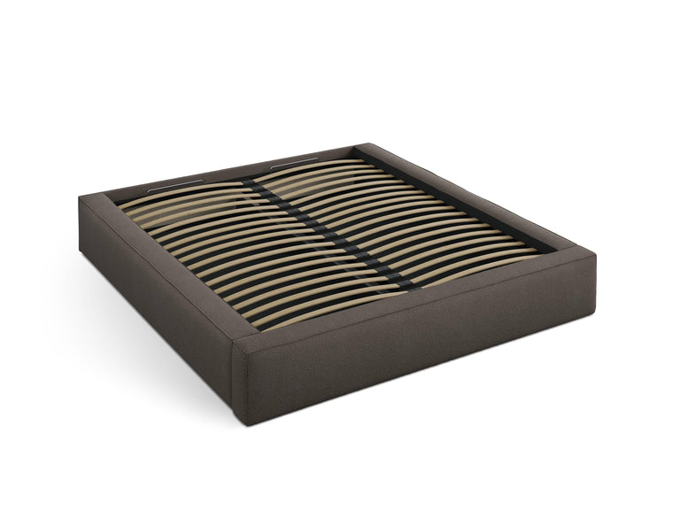 Bedframe met opbergvak Simon 200x200 bouclé