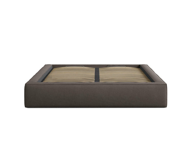 Bedframe met opbergvak Simon 180x200 bouclé