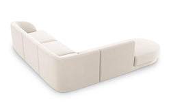 6-zits hoekbank Miley links velvet