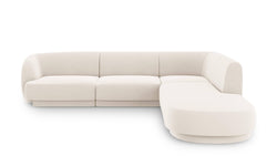 6-zits hoekbank Miley rechts velvet