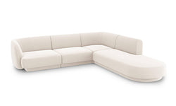 6-zits hoekbank Miley rechts velvet