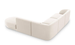 6-zits hoekbank Miley rechts velvet