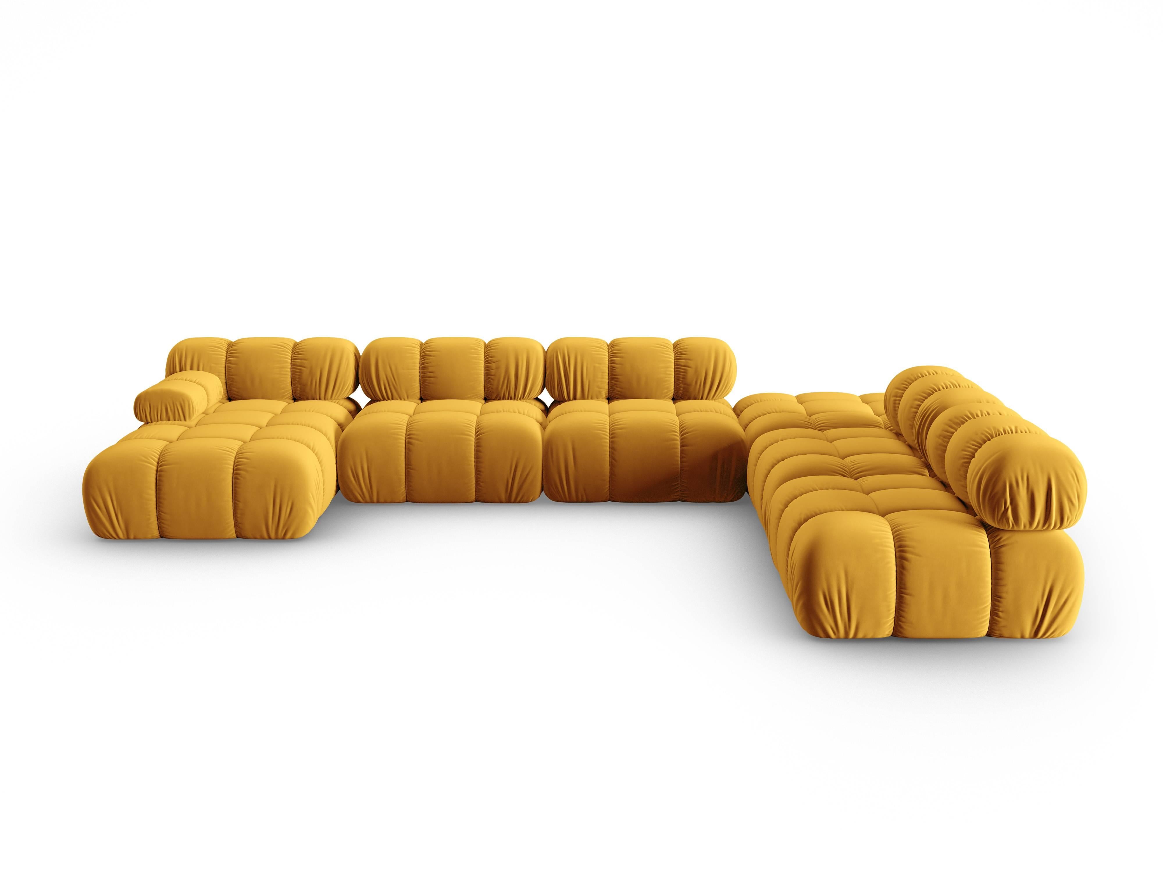 Modulaire-U-bank Tropea rechts velvet – NADUVI