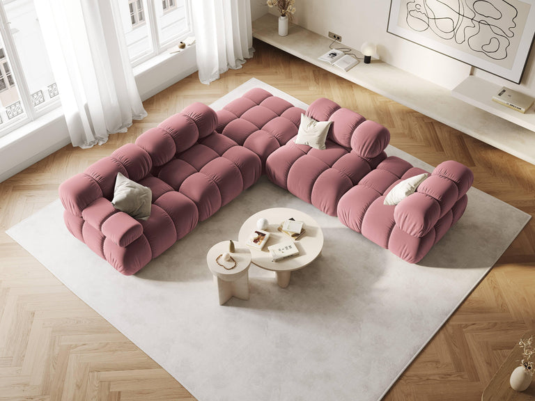 Modulair-hoekelement Tropea links velvet