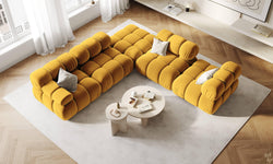 Modulair-hoekelement Tropea links velvet