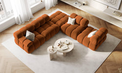 Modulair-hoekelement Tropea links velvet