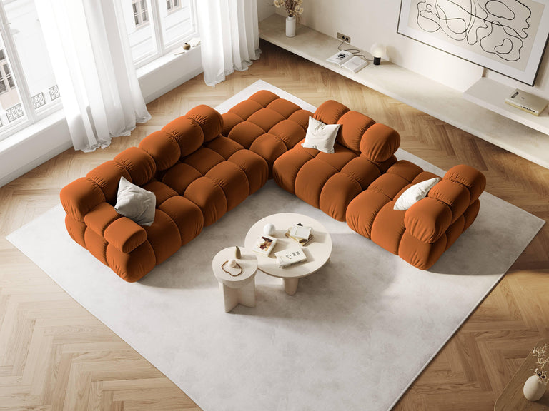 Modulair-hoekelement Tropea links velvet