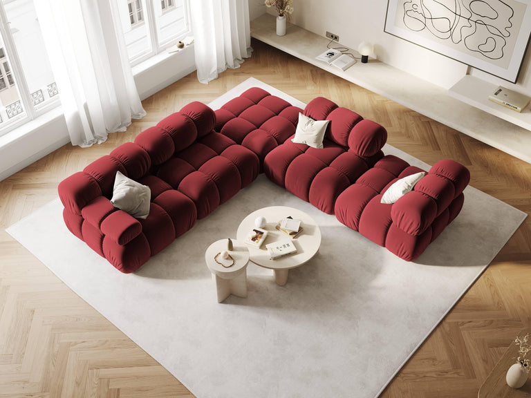 Modulair-hoekelement Tropea links velvet