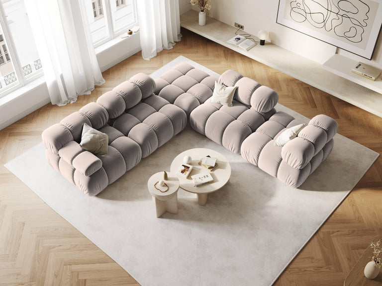 Modulair-hoekelement Tropea links velvet