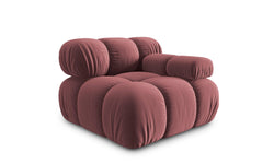 Modulair-hoekelement Tropea rechts velvet