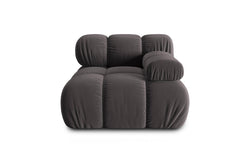 Modulair-hoekelement Tropea rechts velvet