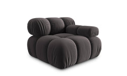 Modulair-hoekelement Tropea rechts velvet