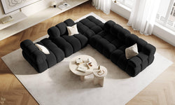Modulair-hoekelement Tropea rechts velvet