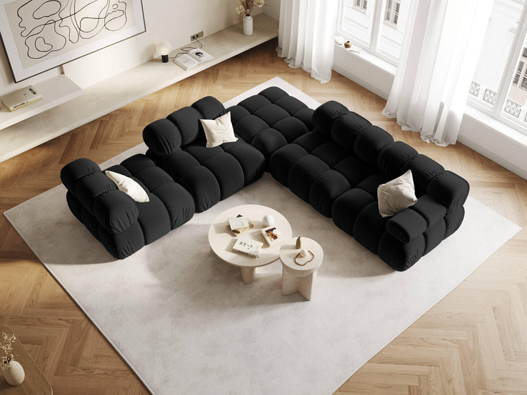 Modulair-hoekelement Tropea rechts velvet