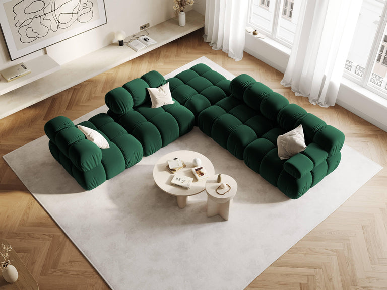 Modulair-hoekelement Tropea rechts velvet