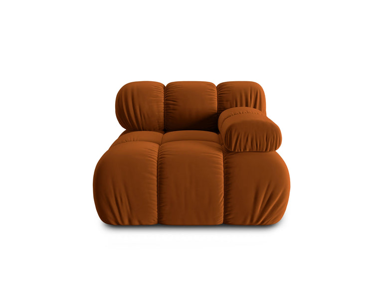 Modulair-hoekelement Tropea rechts velvet