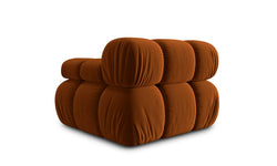 Modulair-hoekelement Tropea rechts velvet