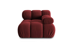 Modulair-hoekelement Tropea rechts velvet